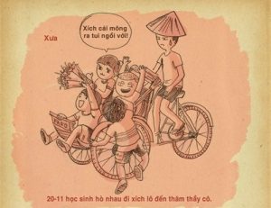 20/11 học sinh tấp nập đến nhà thầy cô chúc mừng