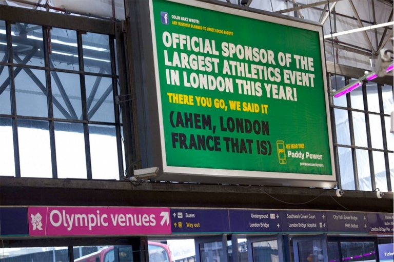 Paddy Power làm chiến dịch phục kích