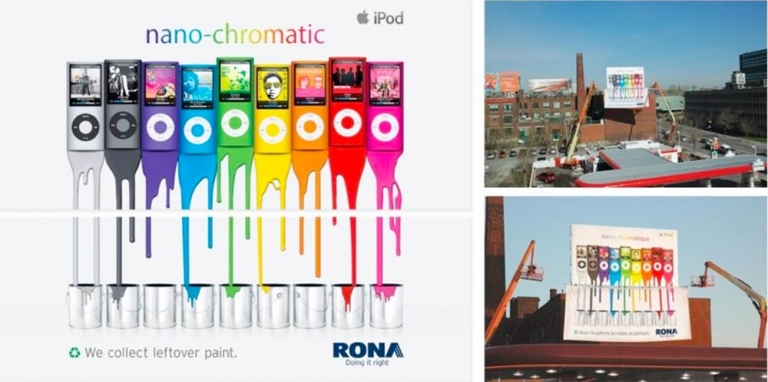 Rona và câu chuyện tiếp thị phản kích ăn theo Apple