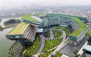 JW Marriott Hanoi được xây dựng uốn cong như một con rồng đang ngủ