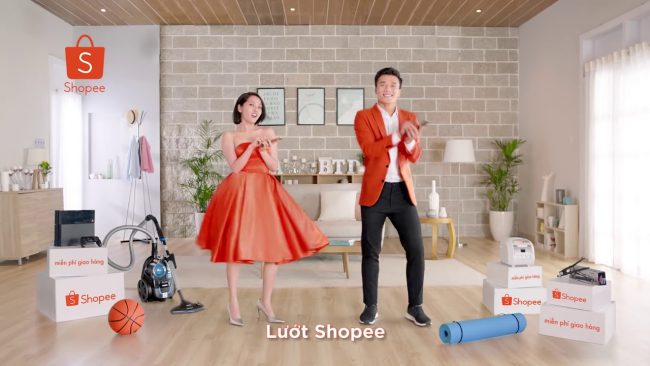 Bùi Tiến Dũng xuất hiện cực điển trai trong quảng cáo Shopee cùng ca sĩ Bảo Anh