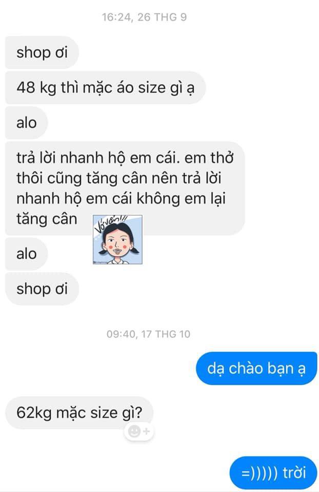 Đoạn tin nhắn dở khóc dở cười