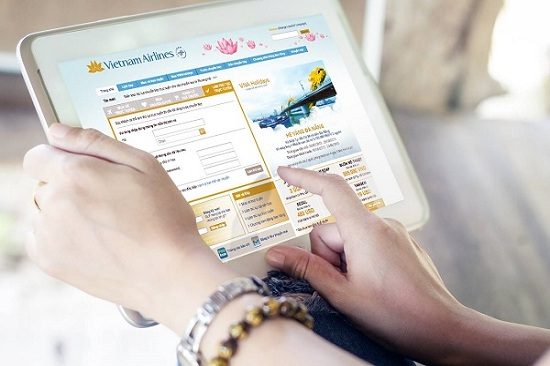 Đặt vé máy bay online của VietnamAirline