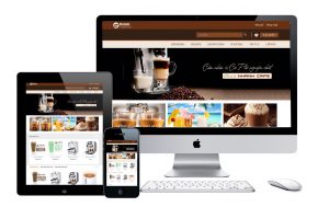 thiết kế website quán cà phê