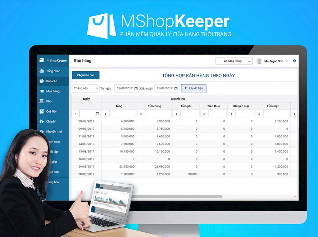 phần mềm quản lý bán hàng tạp hóa MShopKeeper