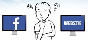 Content facebook và content website