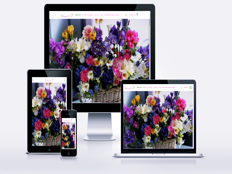 Thiết kế website kinh doanh hoa tươi nên đi theo lối tối giản, tinh tế (Ảnh đại diện)