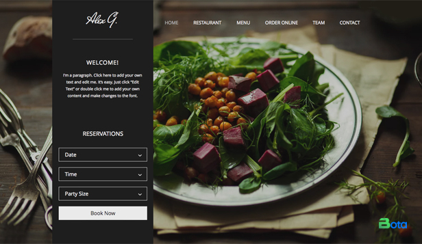 Nâng tầm đẳng cấp nhà hàng với dịch vụ thiết kế website của Bota Web